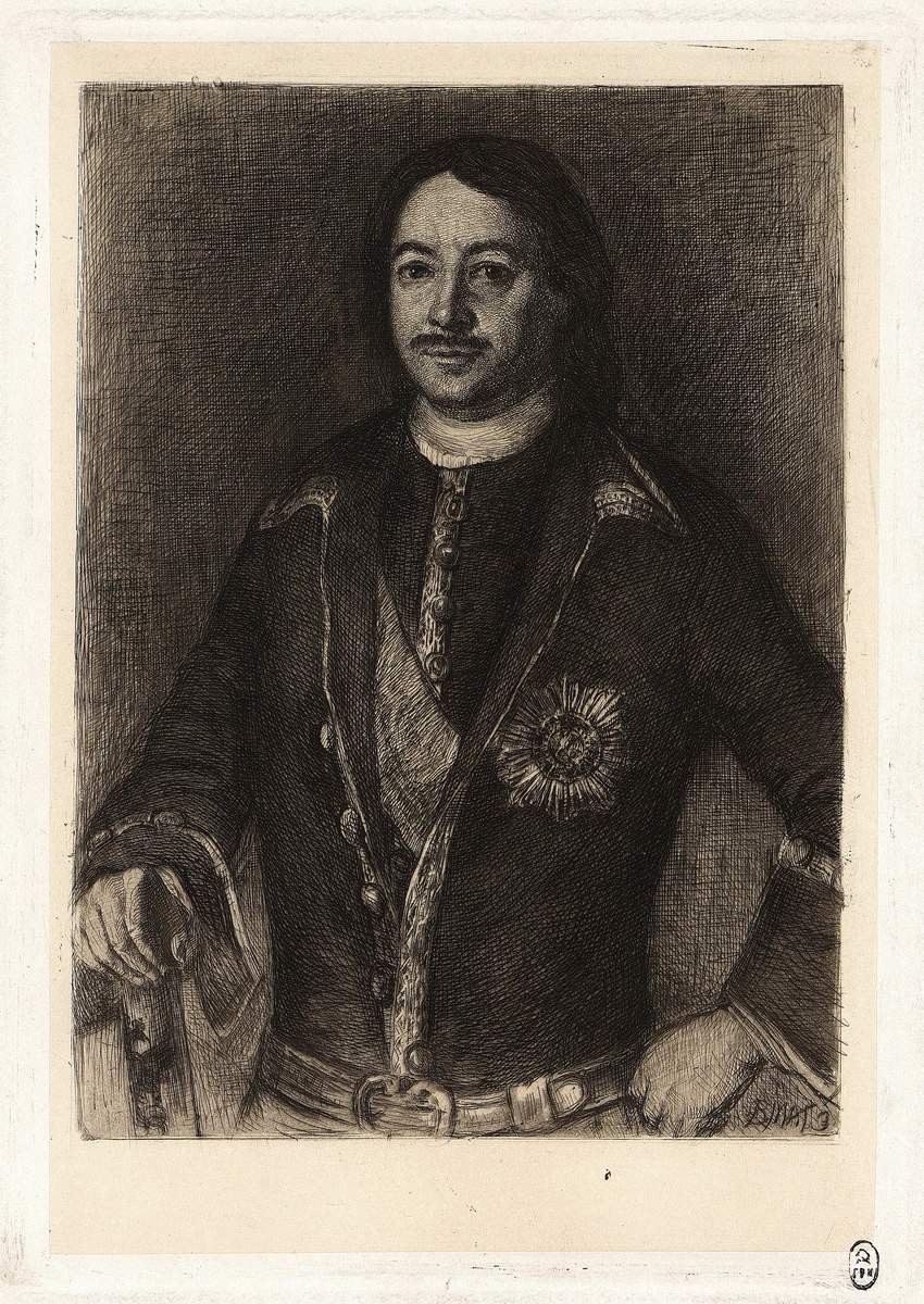 Портрет Петра I, Vasily Mate, early 1900s (?)