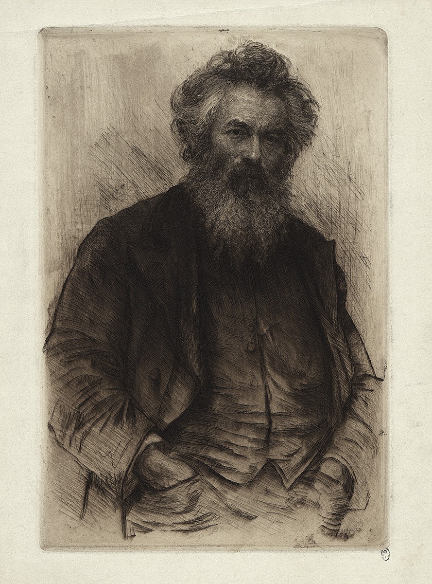 Портрет И. И. Шишкина, Vasily Mate, 1898