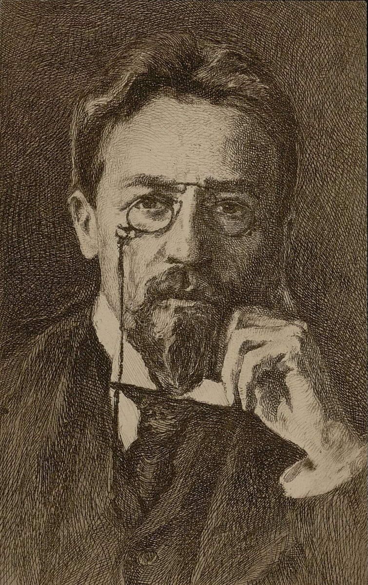Портрет А. П. Чехова, late 19th – early 20th century