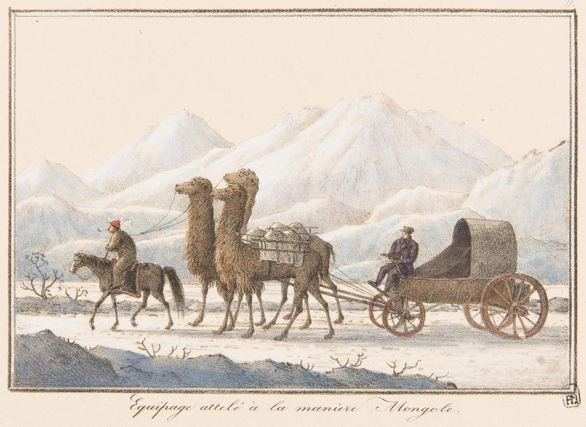 Экипаж, запряженный по-монгольски, Andrey Yefimovich Martynov, 1822–1823