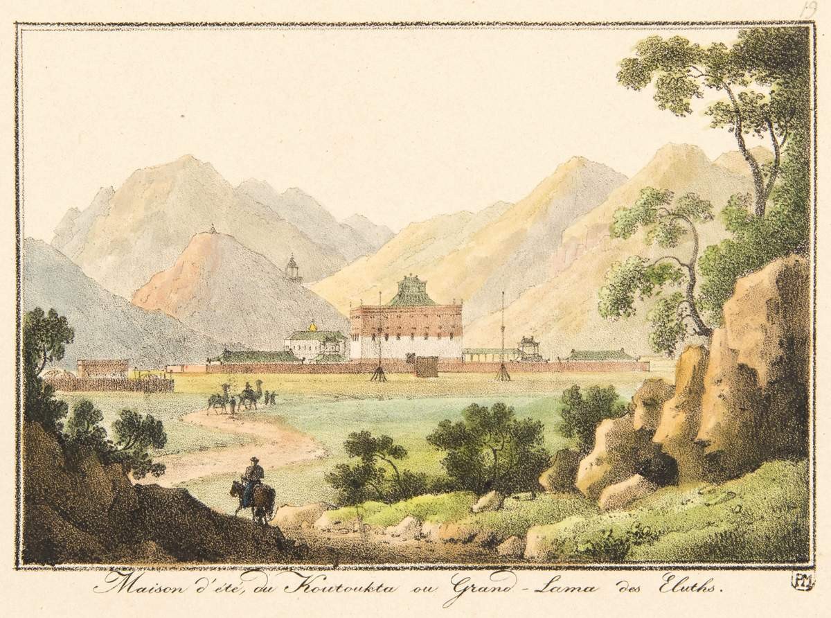 Летний дворец великого ламы Кутухты, Andrey Yefimovich Martynov, 1822–1823