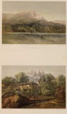 2 изображения: 1. Дворец князя Воронцова в Алупке; 2. Татарский дом в Алупке