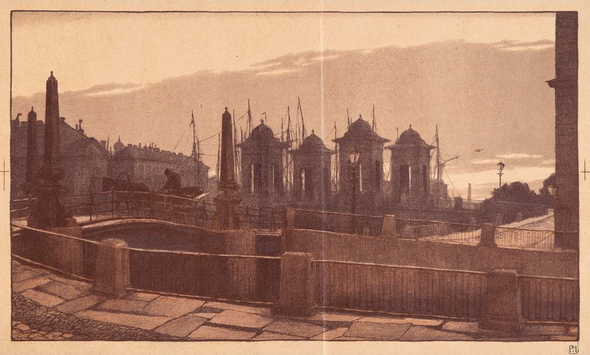 Калинкин мост, Eugene Lanceray, 1902