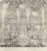 Фейерверк на Новый год перед Зимним Е. И. В. Домом / Фейерверк и иллюминация 1 января 1748 года в Петербурге перед Зимним дворцом