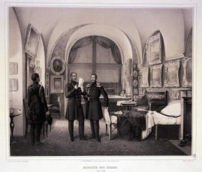 Известие из Крыма 1854 года. Кабинет императора Николая I в Зимнем дворце в Петербурге
