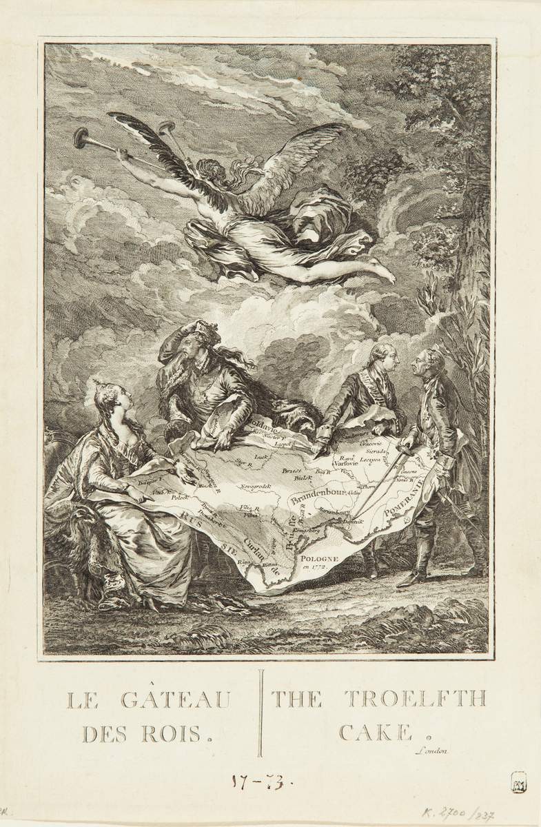 Крещенский пирог. Пирог королей 1772, Lemir Noel, 1773