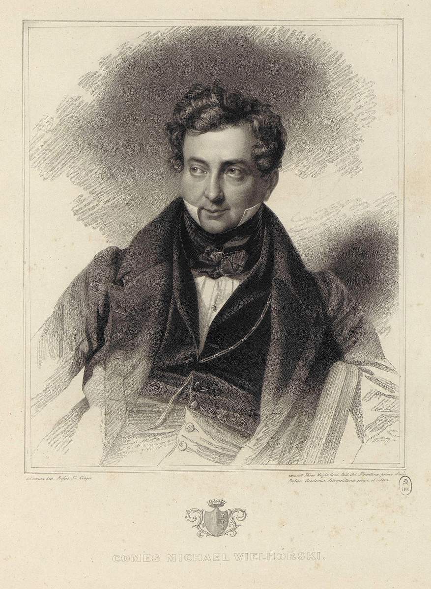 Граф М. Ю. Виельгоргский, Thomas Wright, 1830s