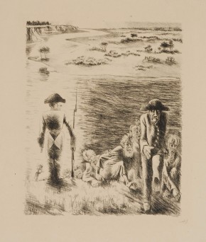 Иллюстрация к книге М. Е. Салтыкова-Щедрина «История одного города». Глава «Подтверждение покаяния. Заключение»