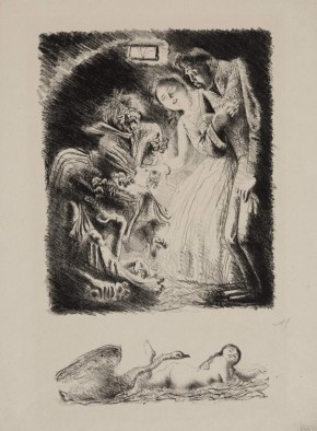 Иллюстрации к книге М. Е. Салтыкова-Щедрина «История одного города», глава «Поклонение мамоне и покаяние»