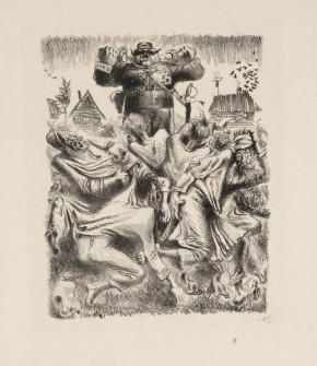 Иллюстрации к книге М. Е. Салтыкова-Щедрина «История одного города», глава «Войны за просвещение»