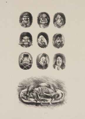 Иллюстрации к книге М. Е. Салтыкова-Щедрина «История одного города», главы «Опись градоначальникам» (9 илл.), «Фантастический путешественник» (концовка)