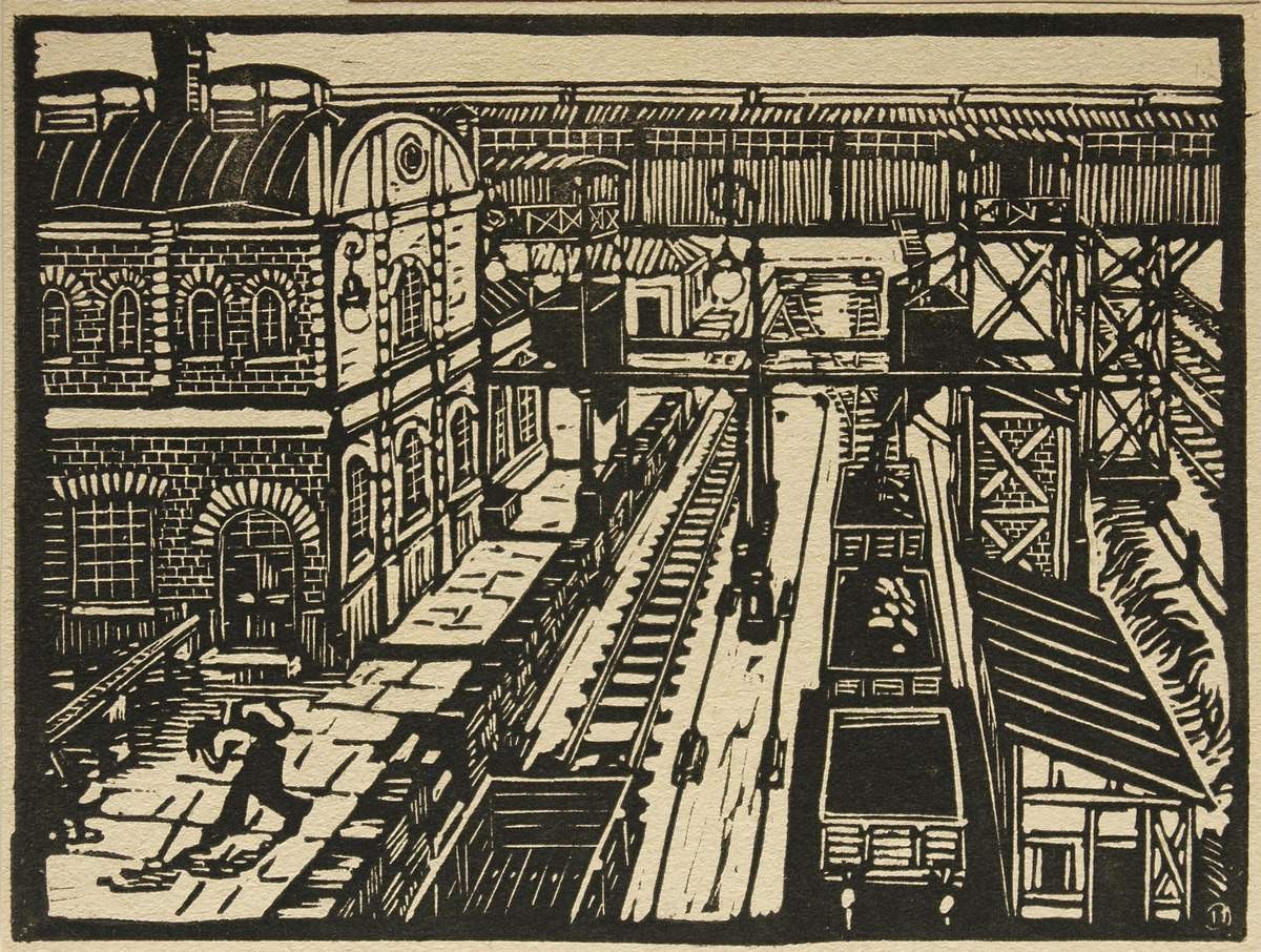 Брикетная фабрика, Ilya Sokolov, 1919
