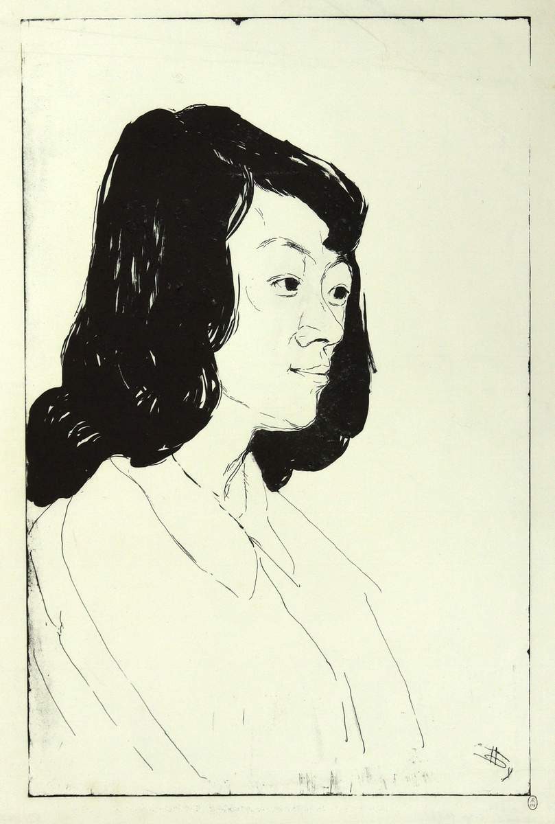 Девушка японка, Varvara Bubnova, 1958