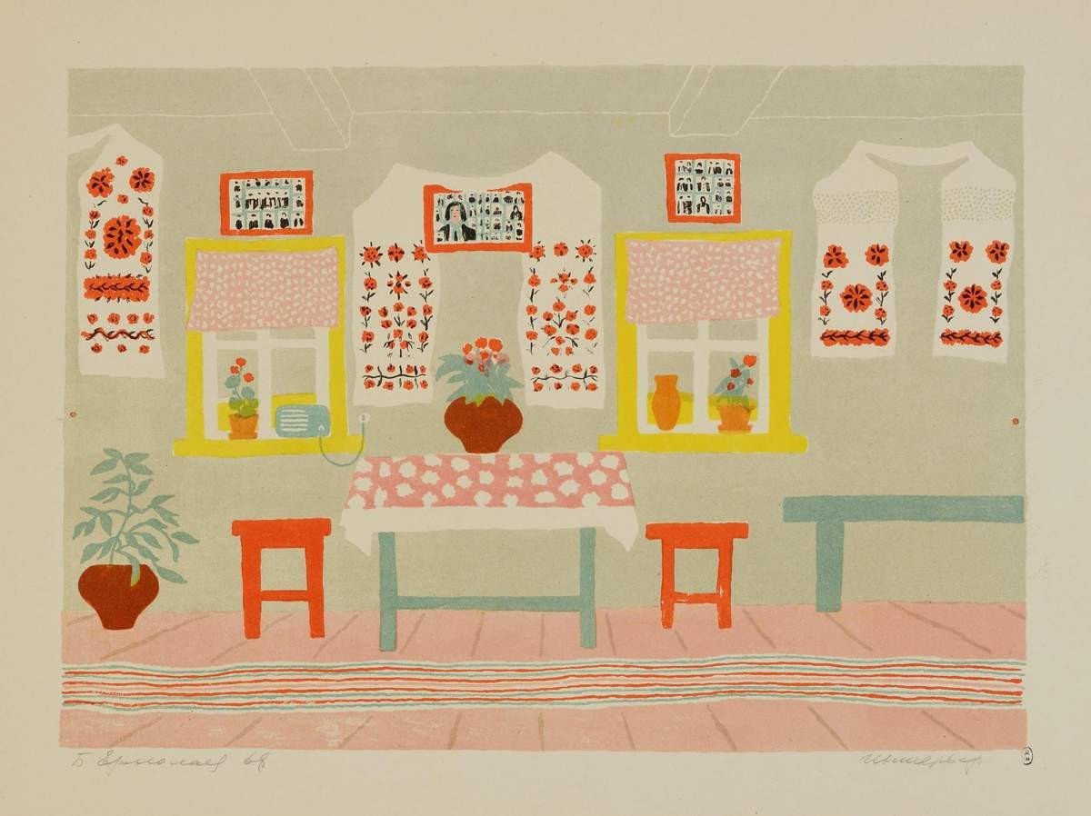 Интерьер, Boris Nicolaevich Ermolaev, 1968