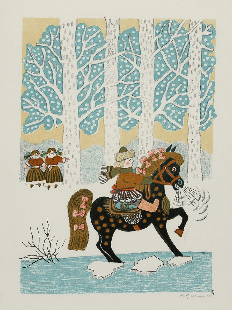 Как на тоненький ледок, Yurii Alekseevich Vasnetsov, 1968