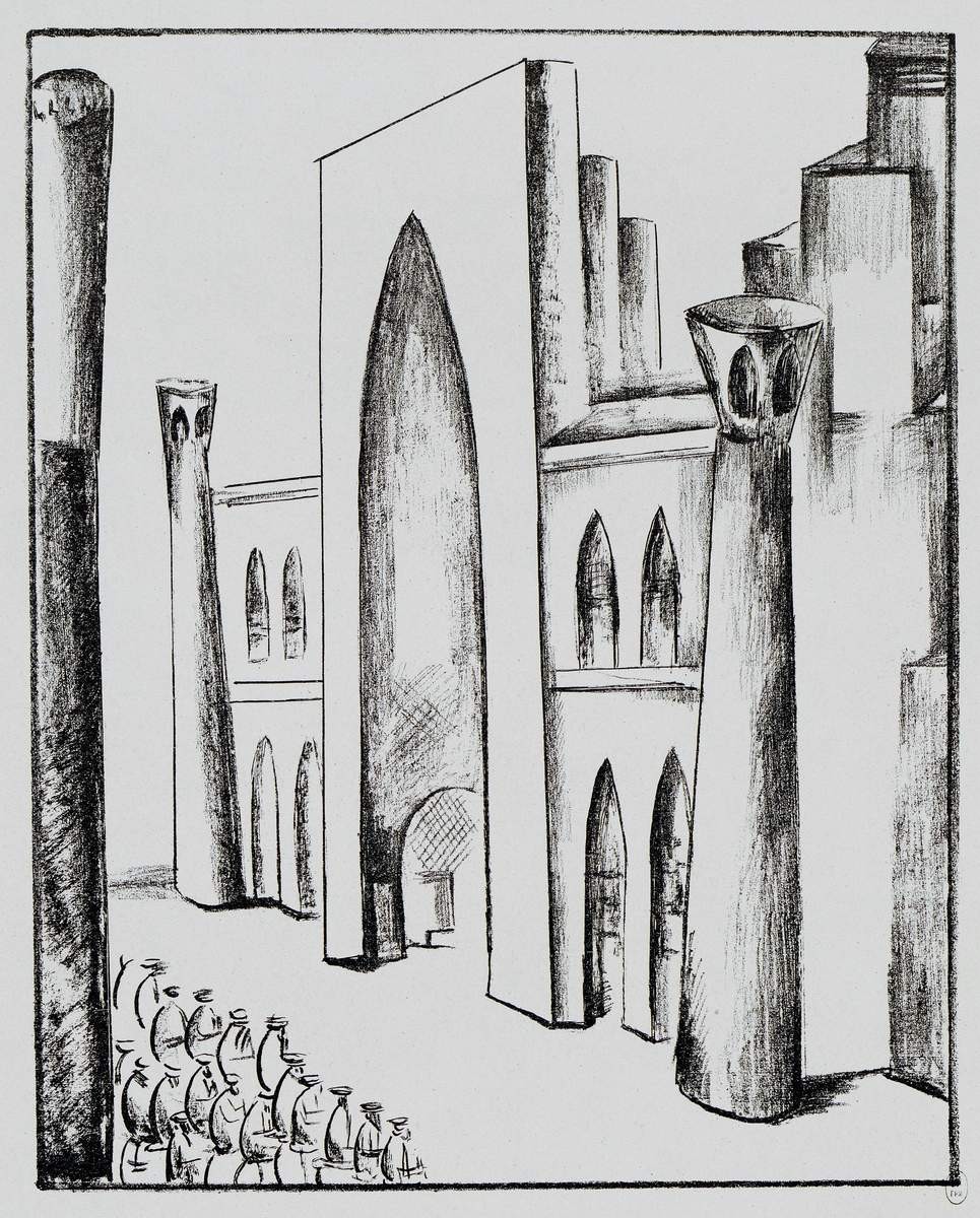 Храм, Pavel Kuznetsov, 1923
