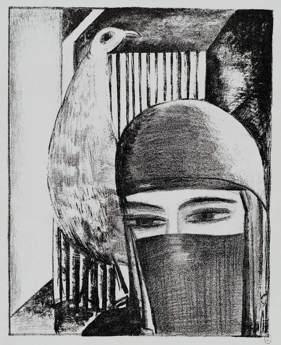 Портрет, Pavel Kuznetsov, 1923