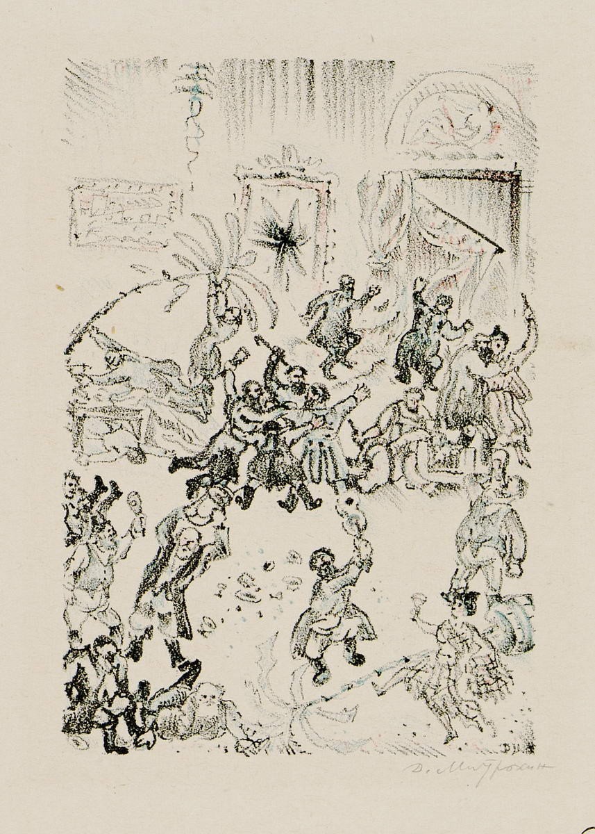 Иллюстрации к произведениям Н. С. Лескова, Dmitry Mitrohin, 1931