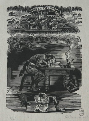 Фронтиспис к роману Салтыкова-Щедрина: «История одного города»