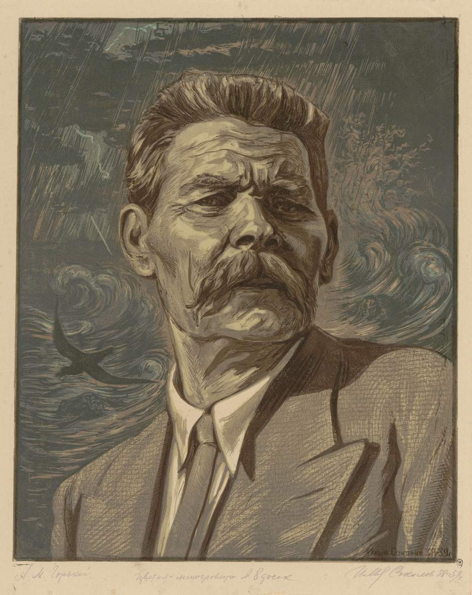 Портрет А. М. Горького, Ilya Sokolov, 1938–1939