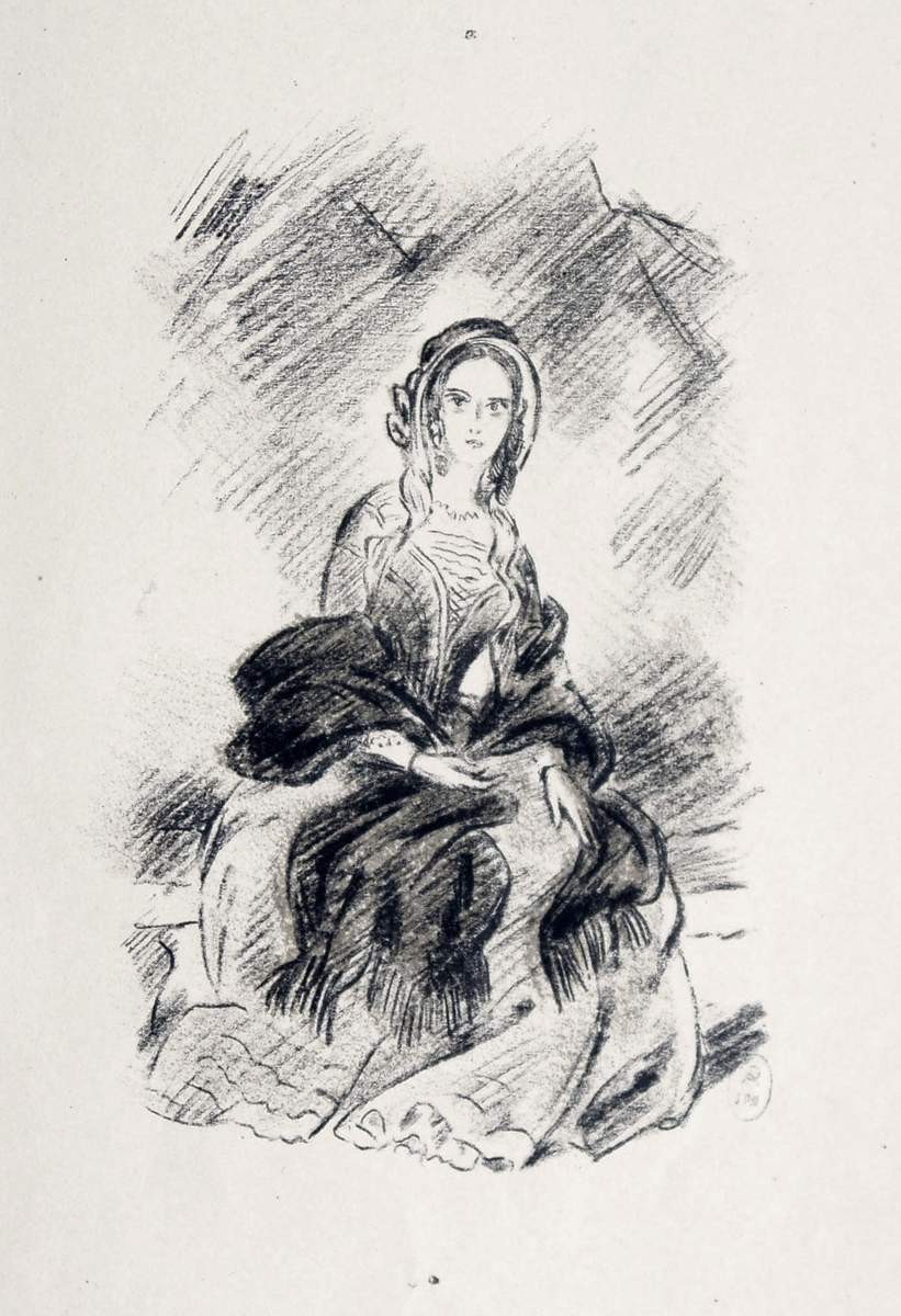 Иллюстрация к повести М. Ю. Лермонтова: «Герой нашего времени», Nikolay Tyrsa, 1940