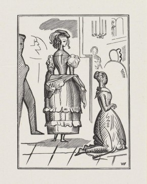 Иллюстрация к поэме А. С. Пушкина «Домик в Коломне»