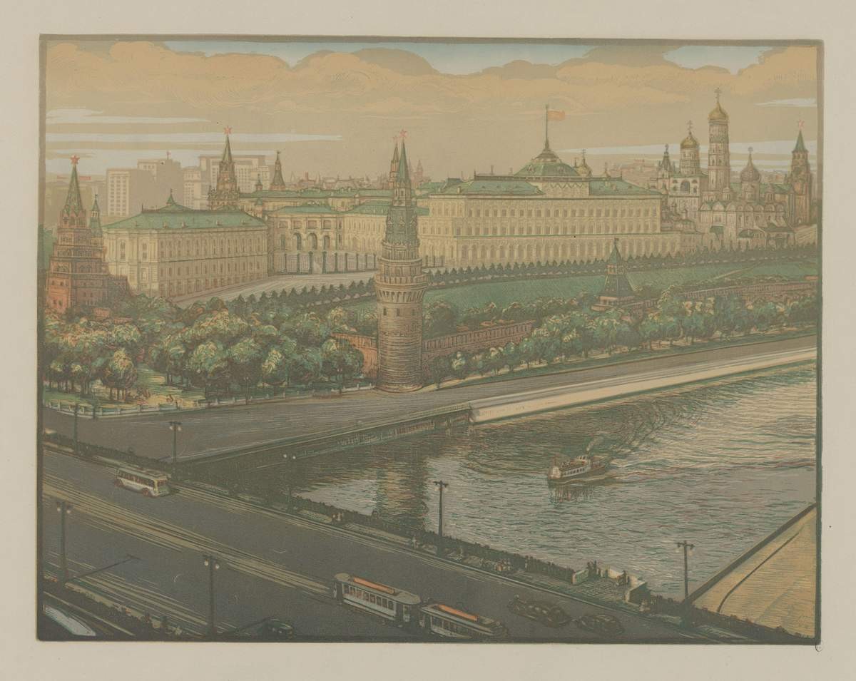 Московский Кремль, Ilya Sokolov, 1947