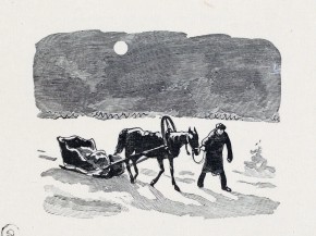 Иллюстрация к повести Н. С. Лескова «Железная воля»