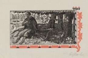 Разговор Игоря с Донцем. Правая часть разворота к «Слову о полку Игореве»