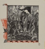 Вторая битва с половцами. Левая часть разворота к «Слову о полку Игореве»