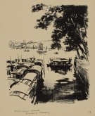 Лист № 28. Набережная канала. Гуанчжоу (Кантон)