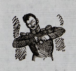 Иллюстрация к рассказу Н. Лескова «Человек на часах»