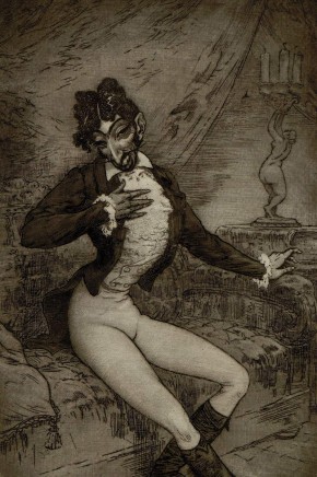 Лист из серии иллюстраций к роману М.Е.Салтыкова-Щедрина «История одного города»