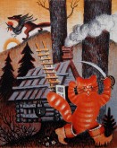 Кот, петух и лиса