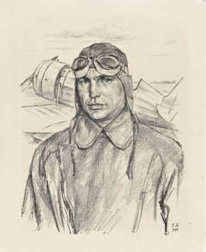 Портрет В. П. Чкалова