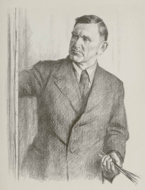 Портрет художника С. В. Герасимова