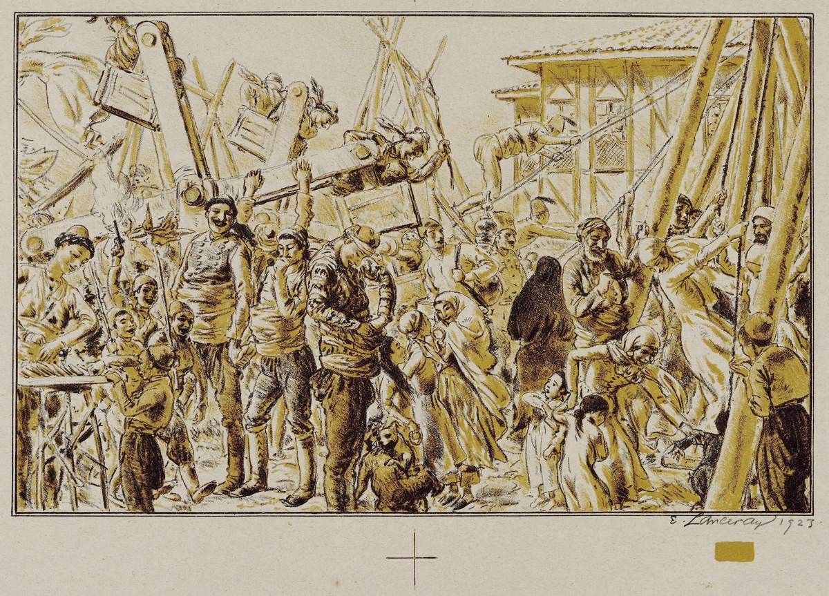 На ярмарке, Eugene Lanceray, 1923