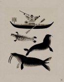 Гренландия. Морская охота. Иллюстрация к книге В.В.Лебедева «Охота»