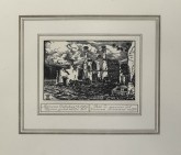 Васина деревня в 1921 г. Группа домов на 17 л. В.О.