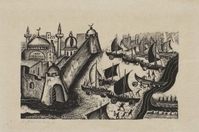 Штурм Константинополя. Иллюстрация к полному собранию сочинений К. Ф. Рылеева