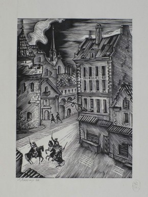 Иллюстрация к роману П.Мериме «Хроника времен Карла IХ»