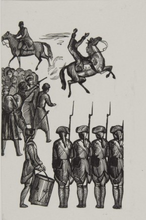 Иллюстрация к поэме С. Есенина "Пугачев"