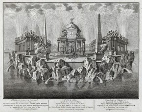 Фейерверк 28 июня 1763 года в Петербурге в день восшествия Екатерины II на престол. Действие первое – Палладин остров. 