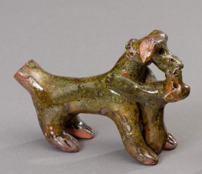 Игрушка-свистулька «Собака со щенком»