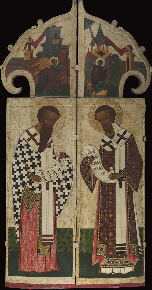 Царские врата с изображением Благовещения, late 15th – early 16th century