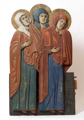 Группа из композиции Распятия. Три жены мироносицы