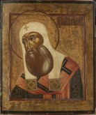 Святой Петр, митрополит Московский. Икона-спилок