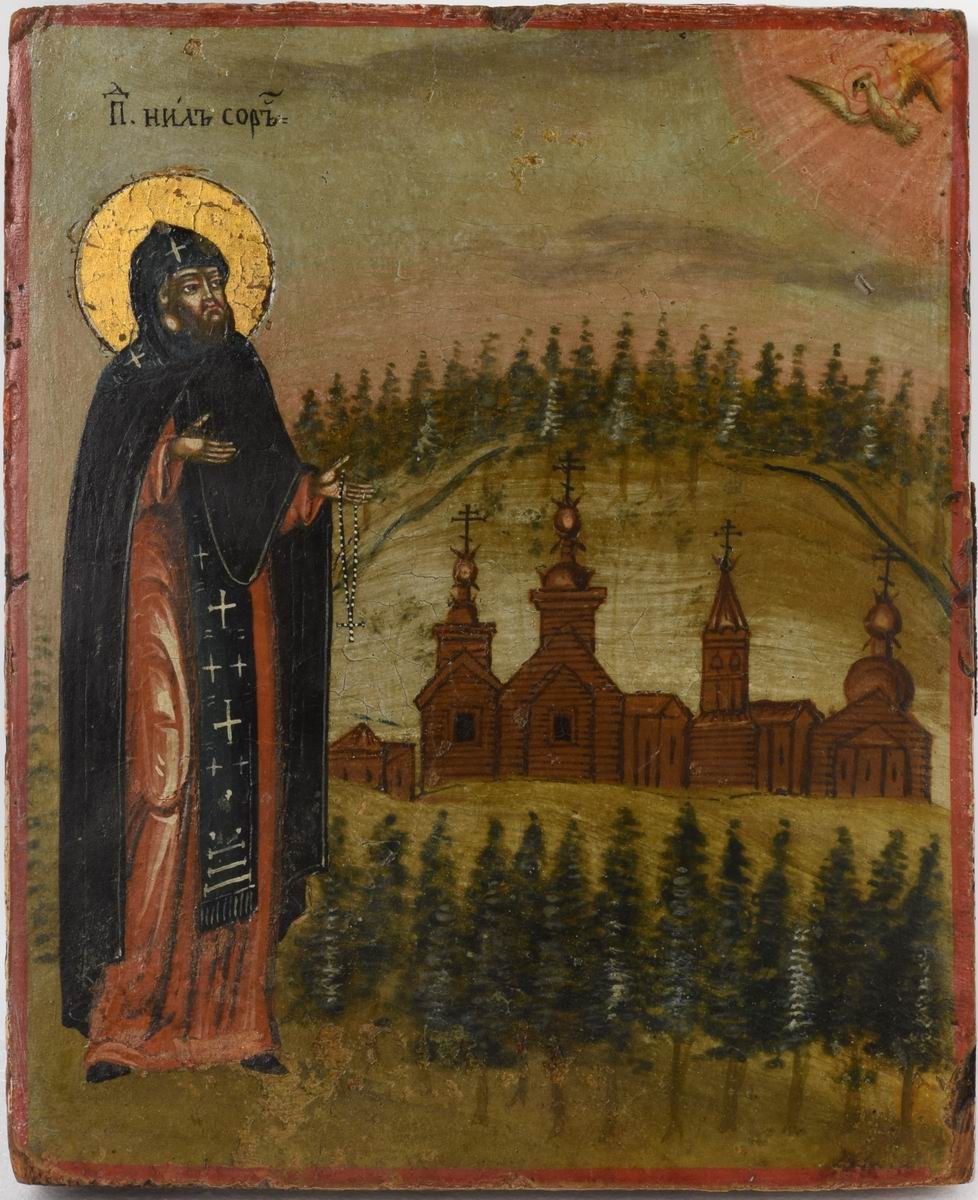 Преподобный Нил Сорский, late 18th – first quarter of the 19th century