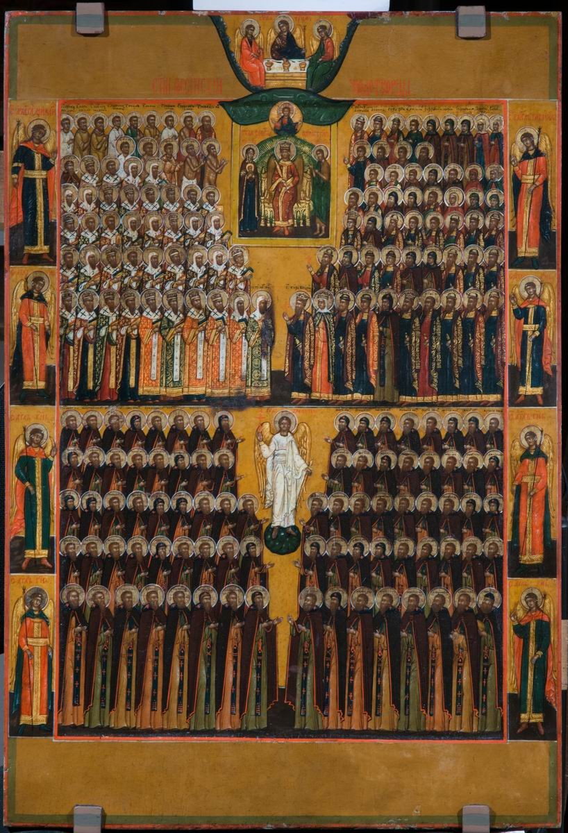 Образ всех российских чудотворцев, 19th century