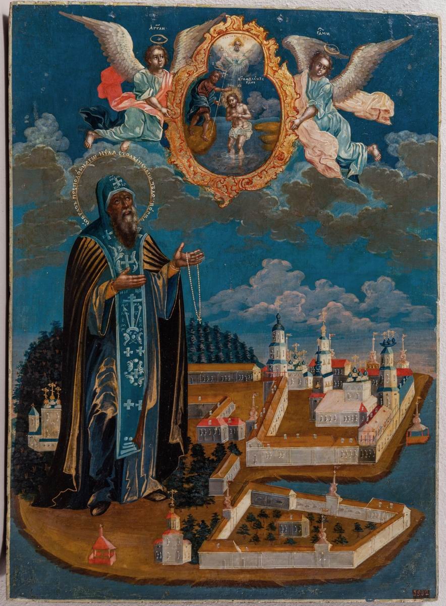 Преподобный Нил Столобенский, late 18th century